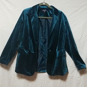 Velvety Tuxedo Jacket